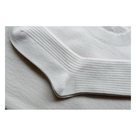 Yonetomi NEW BASIC | RIGID CASHMERE SOCKS