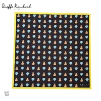 Dieffe Kinloch(ディエッフェ キンロック)/コットン ハンカチ/Diamond/fh128
