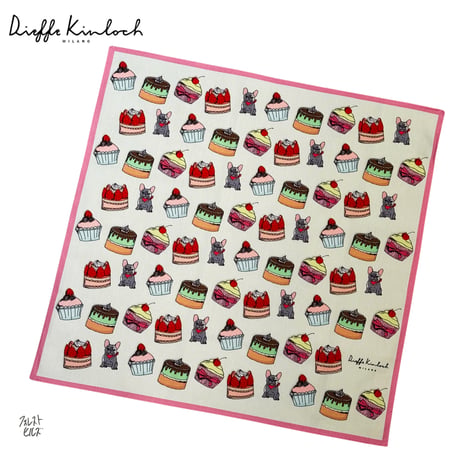 Dieffe Kinloch(ディエッフェ キンロック)/コットン ハンカチ/fh129