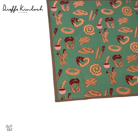 Dieffe Kinloch(ディエッフェ キンロック)/コットン ハンカチ/fh045