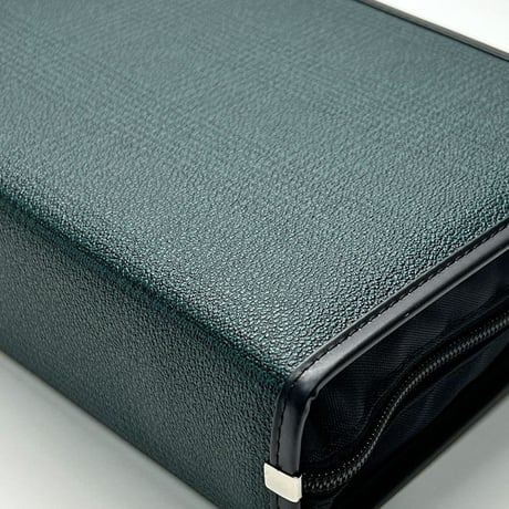 新版タイプ御書カバー【送料無料】NEW 125 レザー調 グリーンチェック 創価学会用 フェイクレザー 日蓮大聖人御書全集 新版 ケース 2021年新版御書