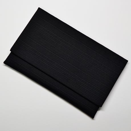 念珠ケース Ｓサイズ 数珠ケース 数珠袋 164 ブラック 黒 つむぎ 紬 マジックタイプ 創価学会用 SGI SOKA