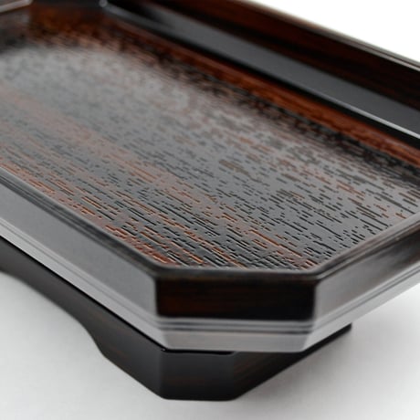長手三宝Ｌサイズ お供物台 04 黒檀調 プラスチック製 創価学会用仏具 8.0寸 SGI SOKA