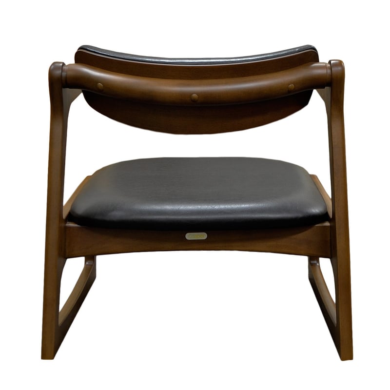 低座イス キャスパーチェア 041 ダークブラウン ウォールナット色 ポリ