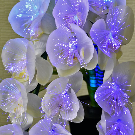 グランドルミナス 電源コード式 05 胡蝶蘭 高さ４８ｃｍ ＬＥＤ 盆提灯 盆ちょうちん 灯篭 造花