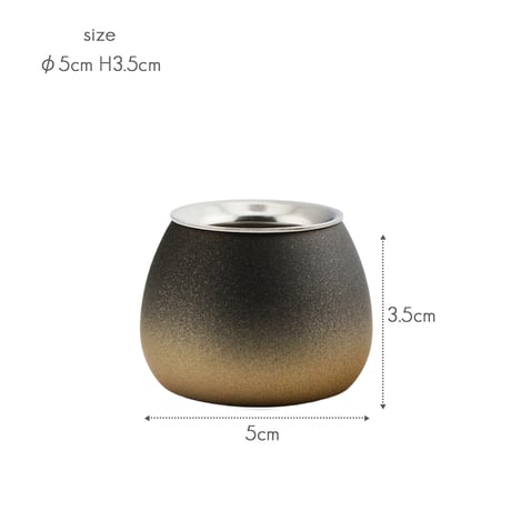仏器 ご飯入れ 079 ブラックゴールド Sサイズ 真鍮製 アルミ製皿 創価学会用仏具