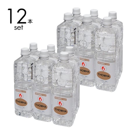 液体微煙オイルローソク専用オイル クリア 12本セット 送料無料 1,000ml 1リットル オイルろうそく 液体ろうそく 永遠とわ ＴＨＯＷＨＡ ローソク 仏壇 燃料