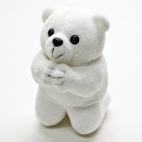 お祈りクマさん 001ホワイト ピンク ブルー ブラウン ぬいぐるみ 創価学会用グッズ SGI SOKA