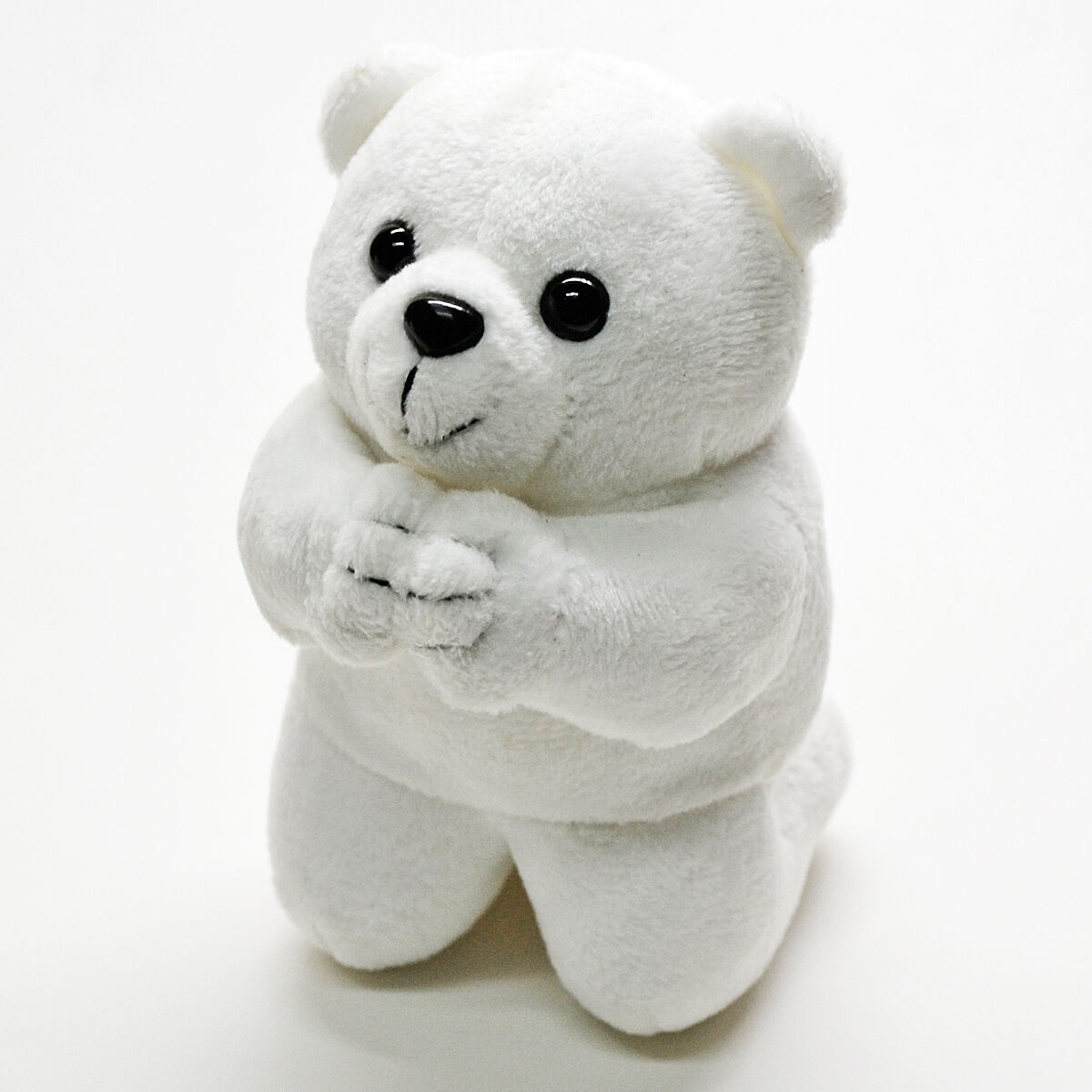 お祈りクマさん 001ホワイト ピンク ブルー ブラウン ぬいぐるみ 創価