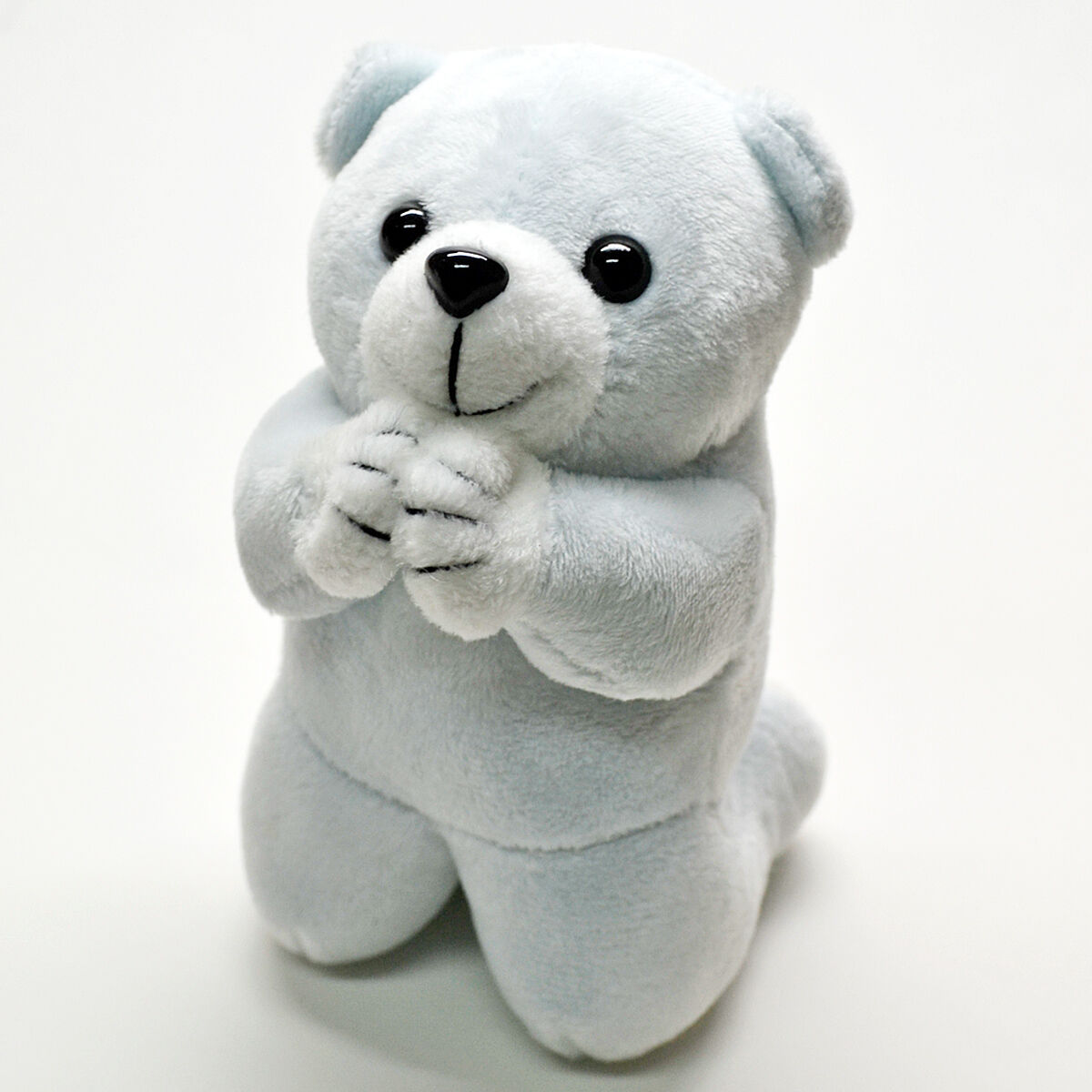 お祈りクマさん 001ホワイト ピンク ブルー ブラウン ぬいぐるみ 創価