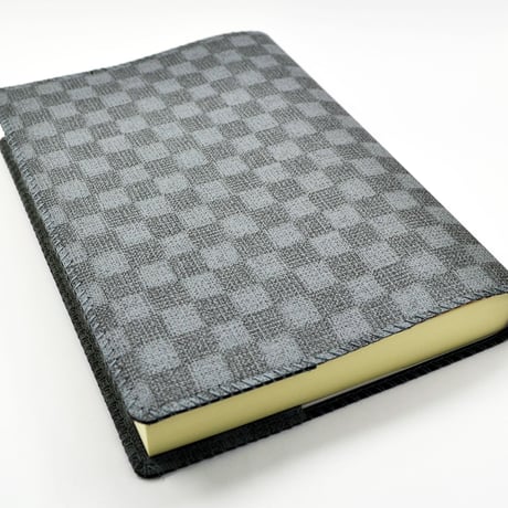 NEW 新版御書分冊用カバー 010 グレーチェック 市松模様 レザー調 分冊版用 分冊1巻〜4巻用カバー 創価学会用 日蓮大聖人御書 新版 ケース 2021年新版御書