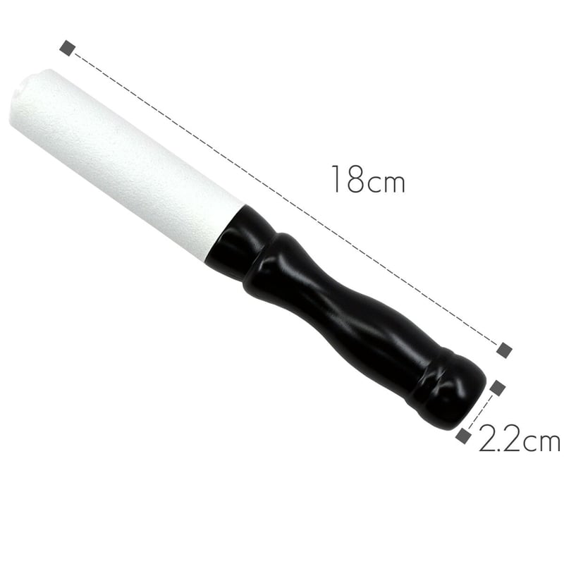 木製革巻きリン棒 6号 長さ18cm 太さ2.2cm 木製 白革巻き 木製革巻きリン棒 6号 長さ18cm 太さ2.2cm 木製 白革巻き