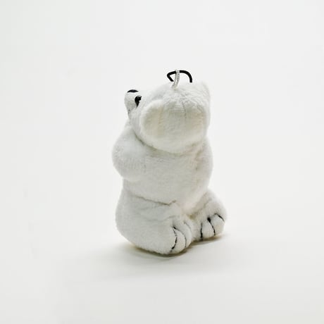 お祈りクマさんストラップ 002 ぬいぐるみストラップ ホワイト ブラウン ピンク 創価学会用グッズ SGI SOKA