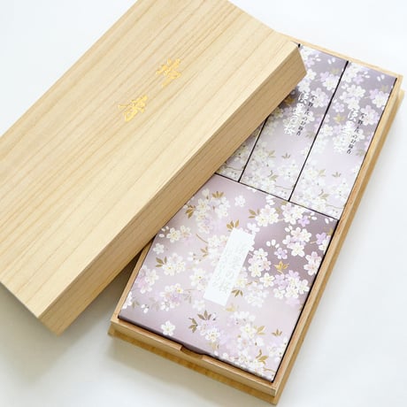ご進物お線香セット 宇野千代のお線香 淡墨の桜 3箱入り 浮きローソクセット 106 けむり極少 煙の量がほとんどないお線香