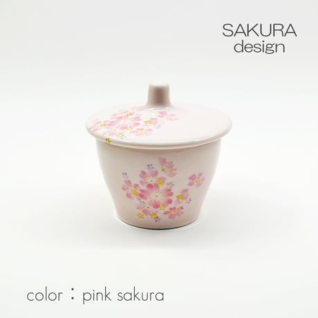 仏器 茶器セット 074 ピンク×桜 磁器製 せともの 創価学会用仏具 ご飯入れ お水入れ 茶碗 仏茶器 SGI SOKA