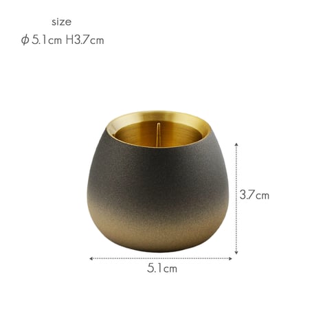 仏具セット 057 5点セット ブラックゴールド2.5寸 Sサイズ 灰付き 真鍮 ミニ仏壇 家具調仏壇用 創価学会用仏具