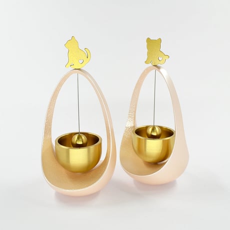 おりん ペット用仏具 いぬハート 猫ハート ペット 075 かわいいリン まわりん 手元供養 ペットメモリアルグッズ