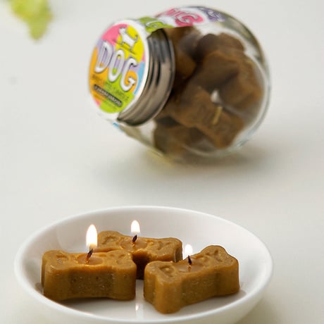お供えキャンドル ペット ドッグビスケットキャンドル 001 犬用 ろうそく ローソク ろーそく 蝋燭