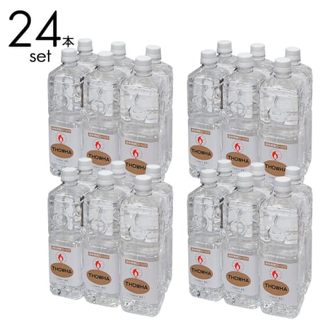 液体微煙ローソク専用オイル クリア 24本セット 送料無料 1,000ml 1リットル オイルろうそく 液体ろうそく 永遠とわ ＴＨＯＷＨＡ ローソク 仏壇 燃料
