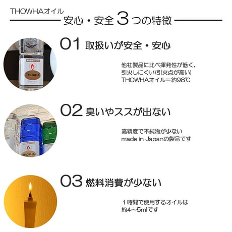 液体微煙ローソク専用オイル クリア 6本セット 送料無料 1,000ml 1リットル オイルろうそく 液体ろうそく 永遠とわ ＴＨＯＷＨＡ ローソク 仏壇 燃料