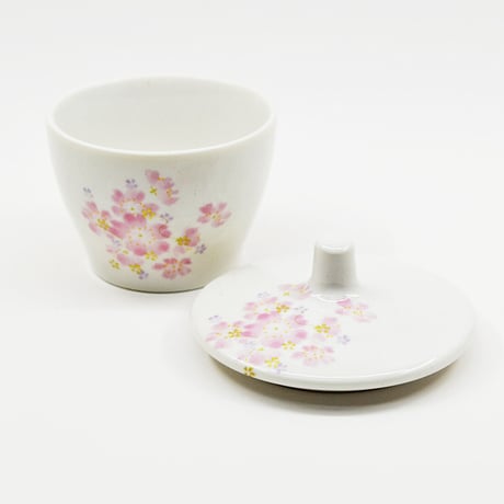 茶器 お水入れ 073 ホワイト 桜 磁器製 せともの 陶器製 創価学会用仏具 SGI SOKA