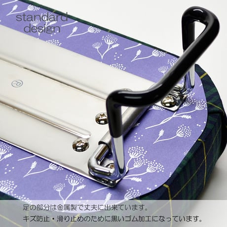 座イス Ｌサイズ 035 グリーン チェック 座椅子 折りたたみ式 お仏壇用 正座イス