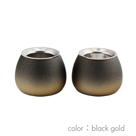 仏器 茶器セット 079 ブラックゴールド Sサイズ 真鍮製 皿アルミ製 創価学会用仏具 ご飯入れ お水入れ 茶碗 仏茶器