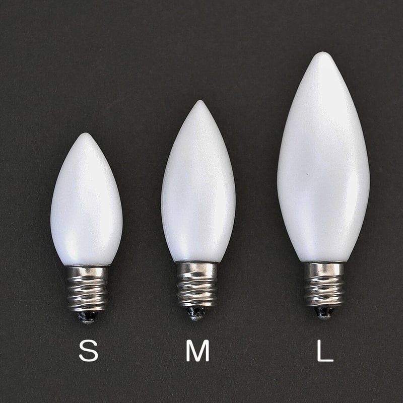 電気ろうそく専用LED電球 Lサイズ 1個 特大用 033 76型 12
