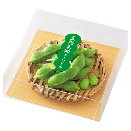 お供えキャンドル 006 えだまめ ろうそく ローソク ろーそく 蝋燭 好物キャンドル