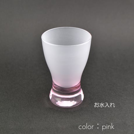 ガラス仏茶器セット 016 ピンク×ホワイト 創価学会用仏具 ご飯入れ お水入れ(茶碗) SGI SOKA