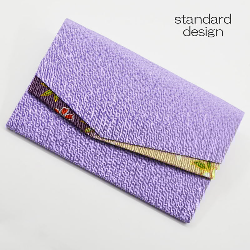 念珠ケース Sサイズ 数珠ケース 数珠袋 169 藤 ふじいろ ちりめん 二