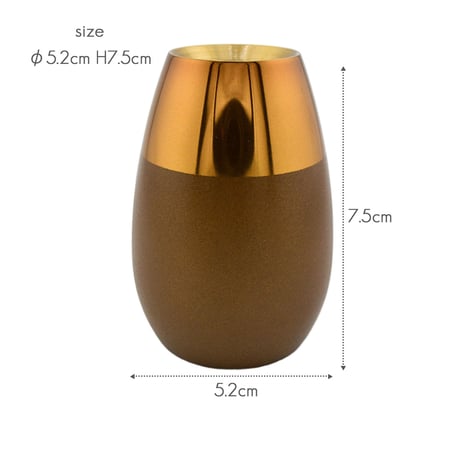 仏具セット 056 5点セット ブラウン2.5寸 Sサイズ 灰付き 真鍮 ミニ仏壇 家具調仏壇用 創価学会用仏具