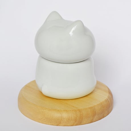 ペット骨壺 猫 分骨壺 永遠の愛 023 かわいい 手元供養 陶器製 ペットメモリアルグッズ