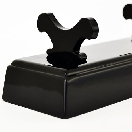 刀掛けリン棒台 017 ブラック 長さ１７ｃｍ プラスチック製 仏具