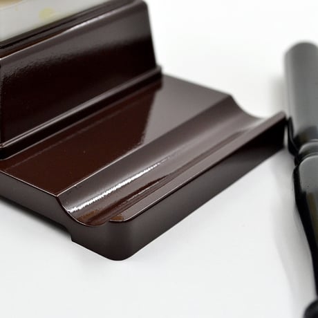 リンセット 2.2寸 041 オーク 茶 ミニ仏壇用 仏具 りんセット コンパクトリンセット