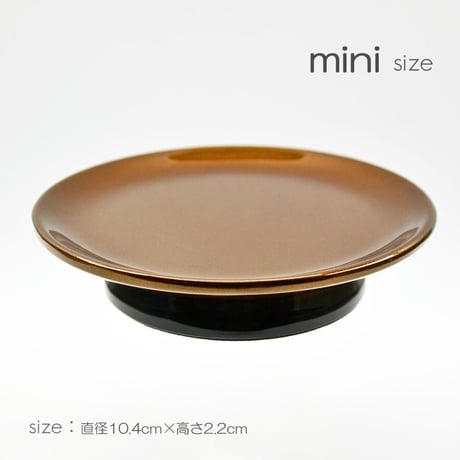 三宝 お供物台 034 コハクボカシ メラミン樹脂 丸型 モダンデザイン 仏具