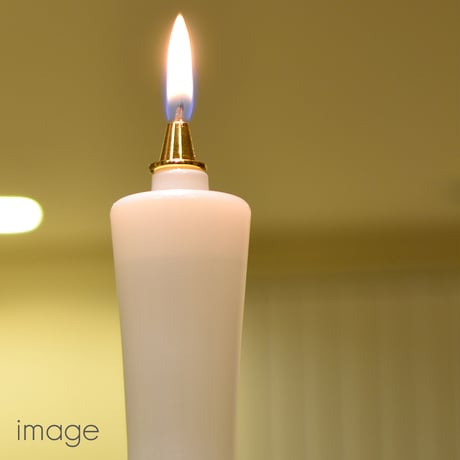 Ｓサイズ 赤白ペア 021 紅白ろーそく 液体微煙オイルろうそく本体 高さ１５ｃｍ ２本セット 液体ロウソク 永遠とわＴＨＯＷＨＡ ローソク 仏壇