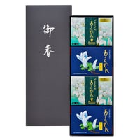 ご進物お線香セット もくれん プレミアムもくれん ２種４箱入り 104 微煙香 煙が少ないお線香