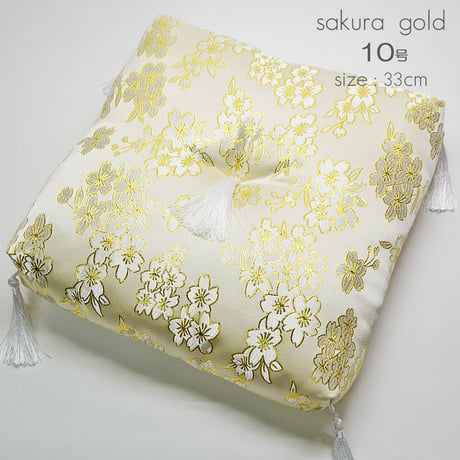 高級感があるゴールド 花柄 座布団５枚 CATEGORY リン座布団 | syosyudo.shop