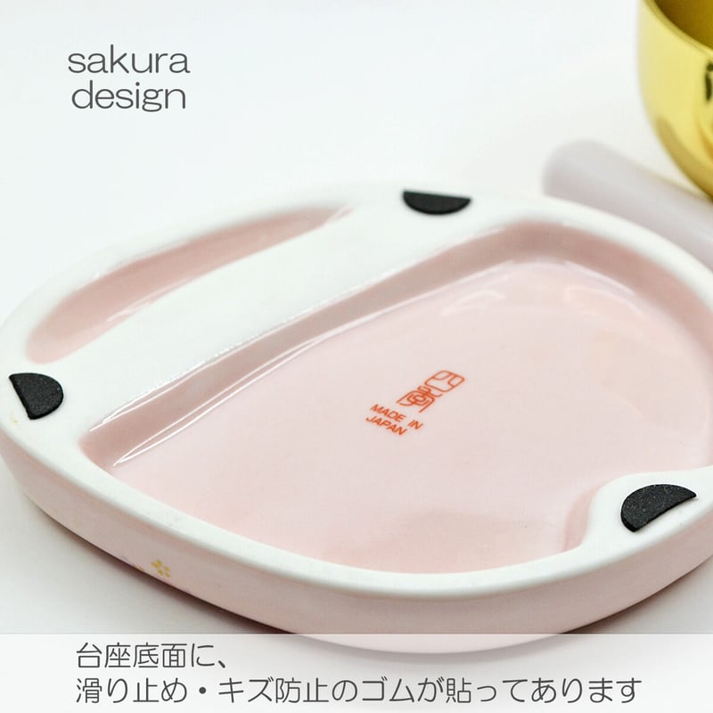 だんしゃりん様 リクエスト 6点 まとめ商品 リンセット 2.3寸 068 ピンク 桜模様 磁器製 せともの ミニ仏壇用 仏具
