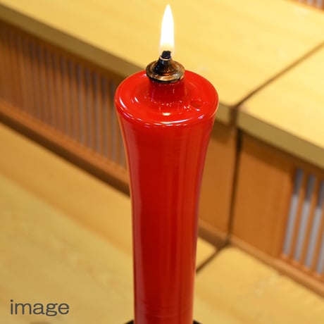 Ｌサイズ 赤白ペア 006 紅白ろーそく 液体微煙オイルろうそく本体 高さ２３ｃｍ ２本セット 液体ロウソク 永遠とわＴＨＯＷＨＡ ローソク 仏壇