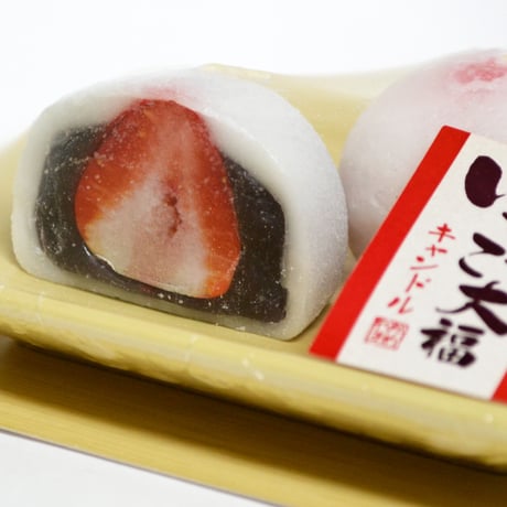 お供えキャンドル 005 いちご大福 香り付き ろうそく ローソク ろーそく 蝋燭 好物キャンドル