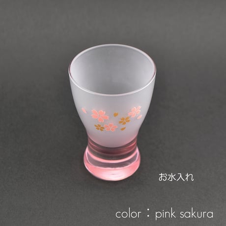ガラス仏茶器セット 048 さくら模様入りピンク×ホワイト 創価学会用仏具 ご飯入れ お水入れ 茶碗 SGI SOKA