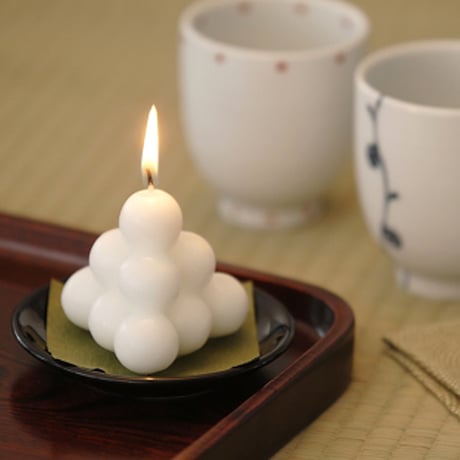 お供えキャンドル 004 積み団子 ろうそく ローソク ろーそく 蝋燭 好物キャンドル
