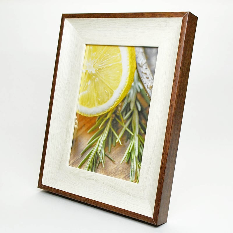 L版写真立て フォトフレーム 011 モダンデザイン おしゃれ ホワイト