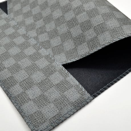 NEW 新版御書分冊用カバー 010 グレーチェック 市松模様 レザー調 分冊版用 分冊1巻〜4巻用カバー 創価学会用 日蓮大聖人御書 新版 ケース 2021年新版御書