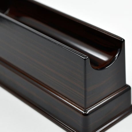 リン棒台 長さ１７ｃｍ 黒檀調 プラスチック製 仏具 09