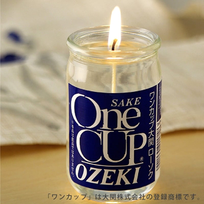 お供えキャンドル 009 ワンカップ大関 日本酒 香り付き ろうそく