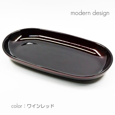 長手三宝 お供物台 018 ワインレッド せともの製 釉薬カラーコーティング モダンデザイン 仏具