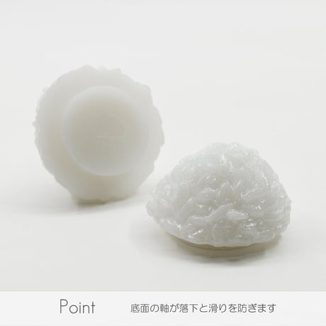 お供えごはん 仏飯 002 サイズ 小 全高２.２ｃｍ イミテーション サンプル お米 めし ポリ塩化ビニル PVC